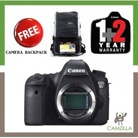 CANON EOS 6D (BODY) (CANON MALAYSIA 3 YEAR WARRANTY) * FREE CAMERA BACKPACK